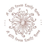 Gift From Stamp with Open Bloom CS-10042