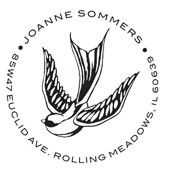 Custom Bird Address Stamp CS-50054