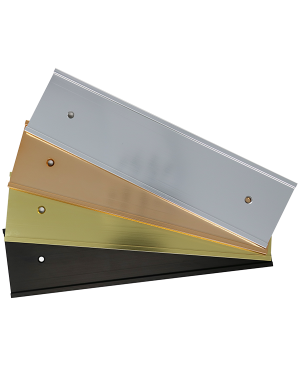 Aluminum Wall Holder for 1in.x4in. Inserts