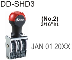 Shiny No. 2 Date Stamp