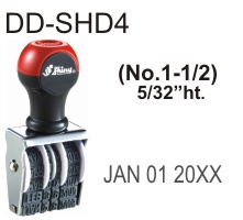 Shiny No. 1-1/2 Date Stamp