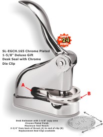 EG Deluxe Gift Embosser w/ Chrome Plated Finish (Design Preview)