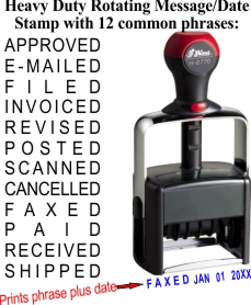 Shiny H-6770 12 Phrase Self-Inking Dater