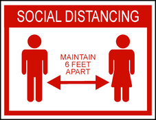 CN-26913 Covid-19 Plastic Wall Sign