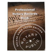 Deluxe Professional Notary Records Book™ (Hard Cover)
