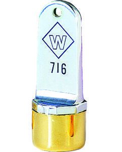 WS-716 Brass Cap Inspection Stamp